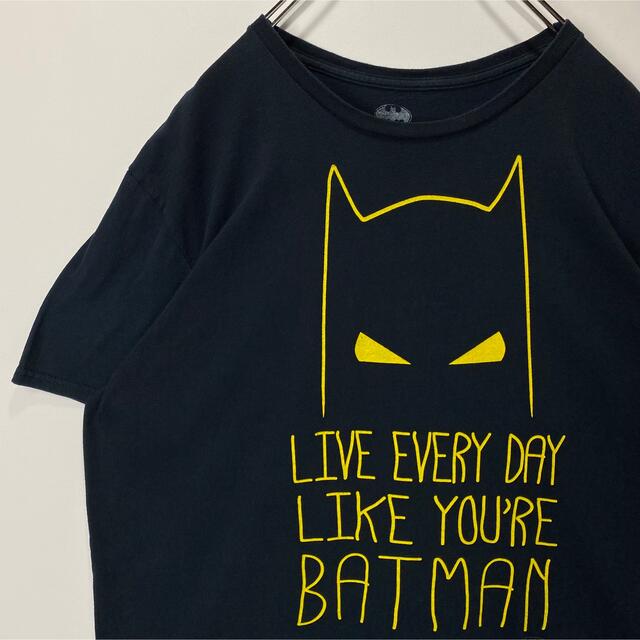 バットマン　Tシャツ  DCコミックス　アメコミ　　ブラック　Lサイズ