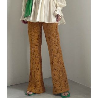 アメリヴィンテージ(Ameri VINTAGE)のAMERI／CROCHET LIKE PANTS(カジュアルパンツ)