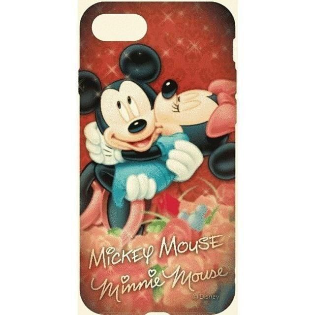 Disney(ディズニー)のミッキーミニー iPhone SE3/SE2/8/7/6s/6 スマホケース  スマホ/家電/カメラのスマホアクセサリー(iPhoneケース)の商品写真