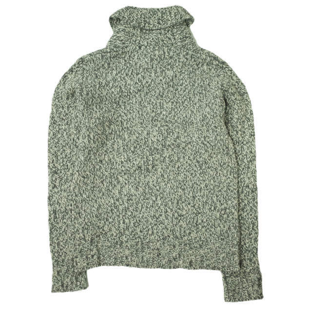 RRL(ダブルアールエル)のRRL ダブルアールエル SHAWL COLLAR MELANGE KNIT ショールカラーメランジニット S グレー セーター Double RL プルオーバー ミックス編み トップス【中古】【RRL】 メンズのトップス(ニット/セーター)の商品写真