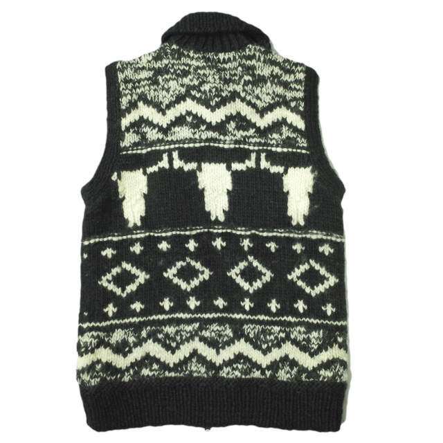 SALE/62%OFF】 DENIM DUNGAREE ショールカラーカウチンニットベスト