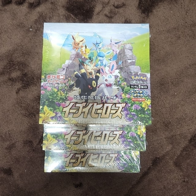 おすすめ ポケモン シュリンク付き 3box イーブイヒーローズ - Box