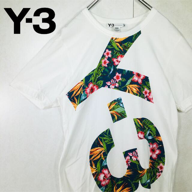 Y-3 - 【希少 美品】 Y-3 Tシャツ 花柄 デカロゴとナイキ エアフォース