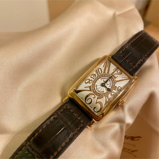 FRANCK MULLER(フランクミュラー)のフランクミュラー ロングアイランド ダイヤ入り 腕時計 レディースのファッション小物(腕時計)の商品写真