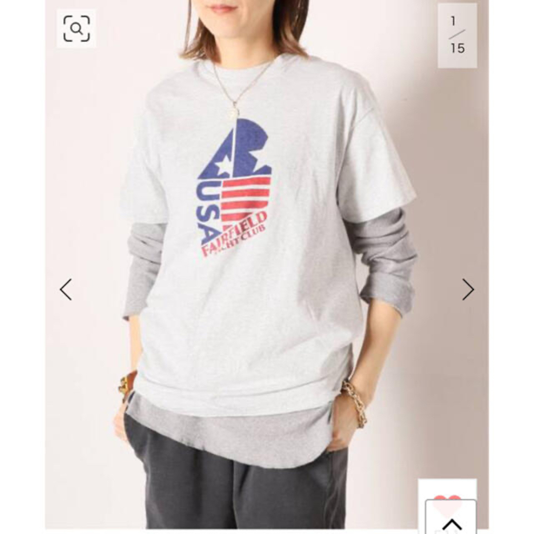 DEUXIEME CLASSE - 【グッドロックスピード】FAIRFIELD Tシャツ DEUXIEME CLASSE - 【グッドロックスピード】FAIRFIELD Tシャツ