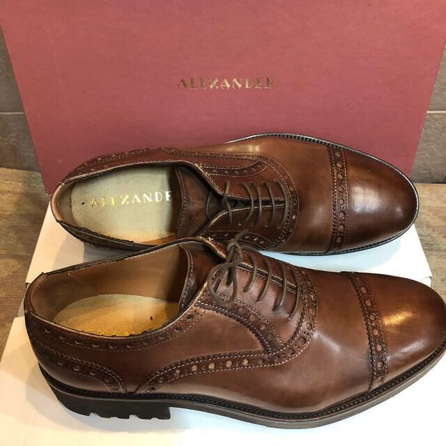 UK7.5 ALEXANDER(アレクサンダー)【新品】革靴　イタリア製 メンズの靴/シューズ(ドレス/ビジネス)の商品写真