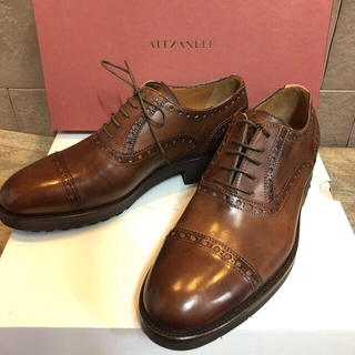 UK7.5 ALEXANDER(アレクサンダー)【新品】革靴　イタリア製(ドレス/ビジネス)