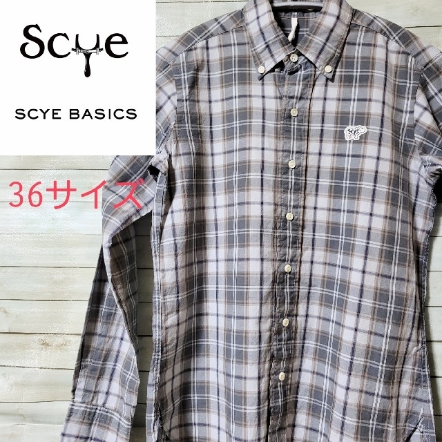 Scye デザインシャツ 日本製