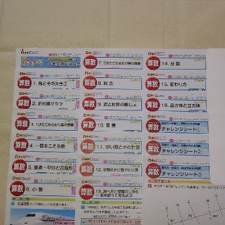 【最新】小4 算数(啓林館/教育同人社)  カラーテスト(資格/検定)