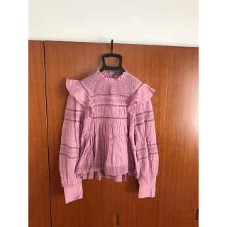 イザベルマラン(Isabel Marant)のISABEL MARANT ETOILE フリル ブラウス 定価5万1700円 (シャツ/ブラウス(長袖/七分))