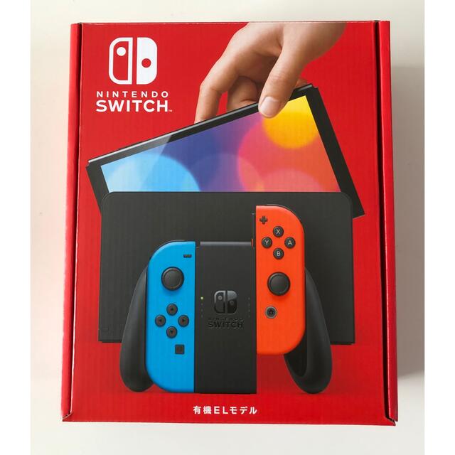 ブルー系レッド系新品未開封 Nintendo Switch 有機ELモデル 店舗印無し