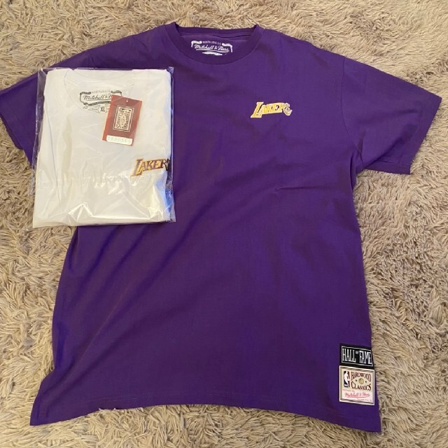 室内搬入設置無料 NBAミッシェル&ネス レイカーズTシャツセット