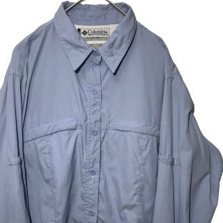 コロンビア(Columbia)の【希少】コロンビア Columbia フィッシングシャツ 長袖シャツ 輸入古着(シャツ/ブラウス(長袖/七分))