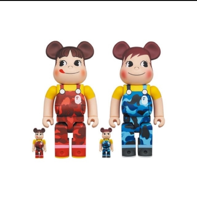 BE＠RBRICK BAPE(R) × ペコちゃん & ポコちゃん