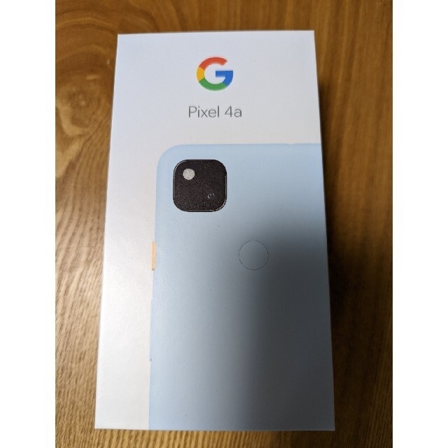 Google Pixel(グーグルピクセル)のPixel 4a 128GB SIMフリー Barely Blue スマホ/家電/カメラのスマートフォン/携帯電話(スマートフォン本体)の商品写真