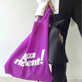 アパルトモンドゥーズィエムクラス(L'Appartement DEUXIEME CLASSE)のL'Appartement Nylon Eco Bag パープル(エコバッグ)