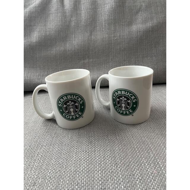 Starbucks Coffee - スターバックス 旧ロゴ マグカップ2個の通販 by れ