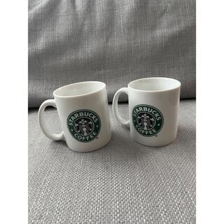 Starbucks Coffee - スターバックス　旧ロゴ　マグカップ2個