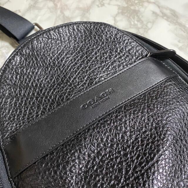 COACH(コーチ)の【美品】COACH コーチ ベースボール ステッチレザー ボディー バッグ メンズのバッグ(ボディーバッグ)の商品写真