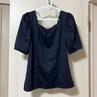 ジーユー(GU)のGUパフスリーブTシャツ(Tシャツ(半袖/袖なし))