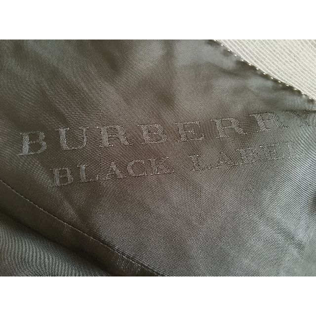 BURBERRY BLACK LABEL(バーバリーブラックレーベル)のJ095★バーバリー ブラックレーベル BURBERRYジャケット 40Rグレー メンズのジャケット/アウター(テーラードジャケット)の商品写真