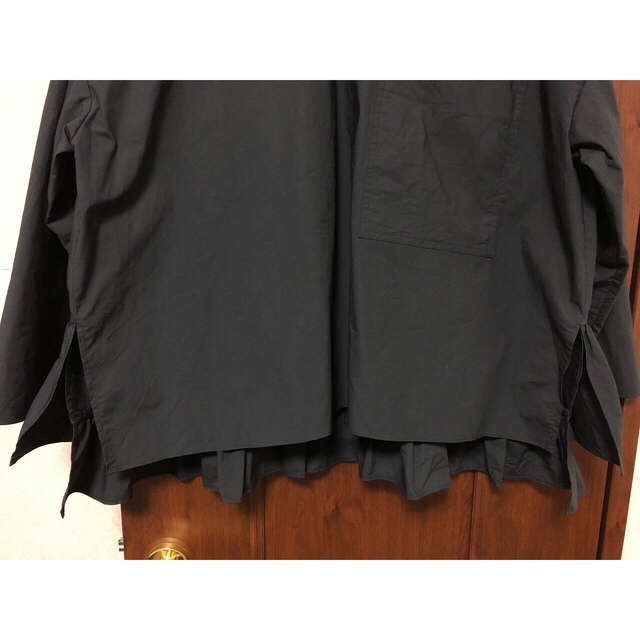 yori バックフリルブラウス ネイビー 美品の通販 by mnsky's shop|ラクマ