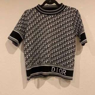 ディオール(Dior)のDIORロゴ半袖ニット(Tシャツ(半袖/袖なし))