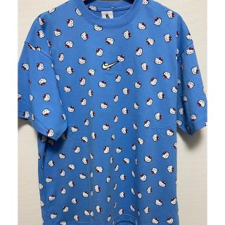 ハローキティ(ハローキティ)の新品 格安 NIKE ハローキティー コラボ Tシャツ XLサイズ サンリオ(Tシャツ/カットソー(半袖/袖なし))