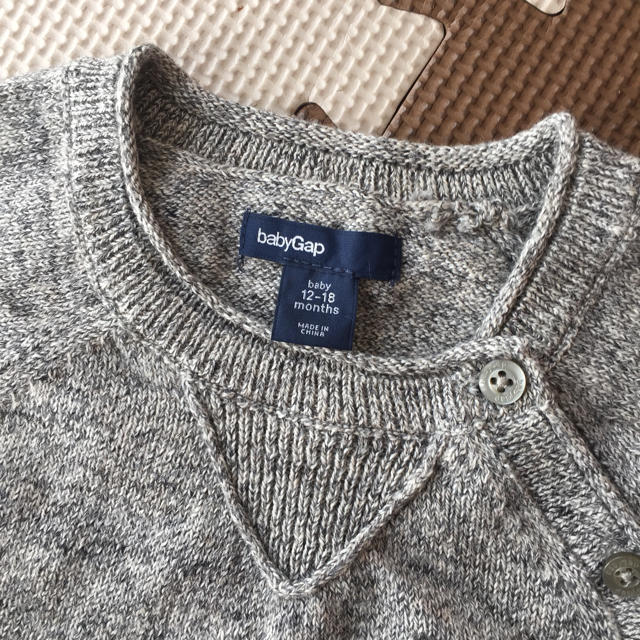 babyGAP(ベビーギャップ)の美品♡ニットロンパース キッズ/ベビー/マタニティのベビー服(~85cm)(ロンパース)の商品写真