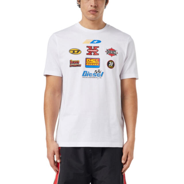 DIESEL(ディーゼル)のDIESEL  新品未使用　XSサイズ　Tシャツ　カットソー  白　ディーゼル メンズのトップス(Tシャツ/カットソー(半袖/袖なし))の商品写真