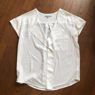 ギャップ(GAP)のGAPギャップ☆ゆる感シンプルブラウス♪ 白(シャツ/ブラウス(半袖/袖なし))