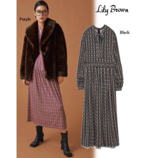 Lily brown リリーブラウン　ワンピース(ロングワンピース/マキシワンピース)