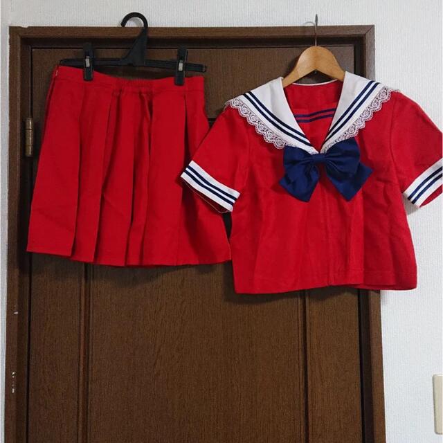 セーラー服（赤） エンタメ/ホビーのコスプレ(衣装一式)の商品写真