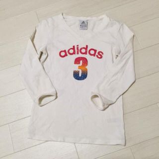 アディダス(adidas)のアディダス レディース ストレッチ Tシャツ 7分袖 Vネック adidas(Tシャツ(長袖/七分))