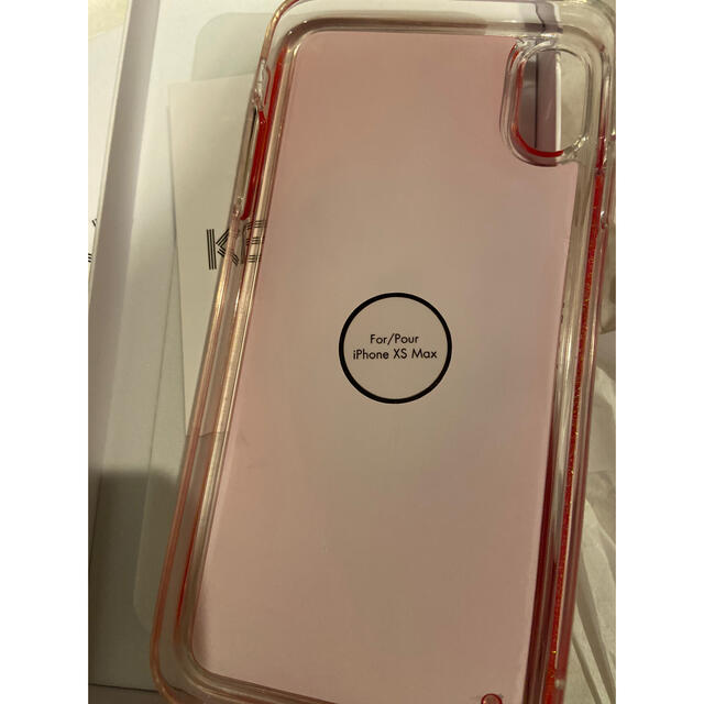 KENZO(ケンゾー)のKENZO 赤　キラキラ　iPhone xs max ケース スマホ/家電/カメラのスマホアクセサリー(iPhoneケース)の商品写真