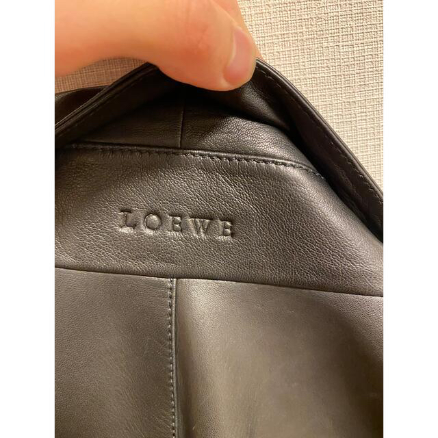 LOEWE(ロエベ)の【美品】【古着】【vintage】LOEWE  ロエベ レザージャケット メンズのジャケット/アウター(レザージャケット)の商品写真