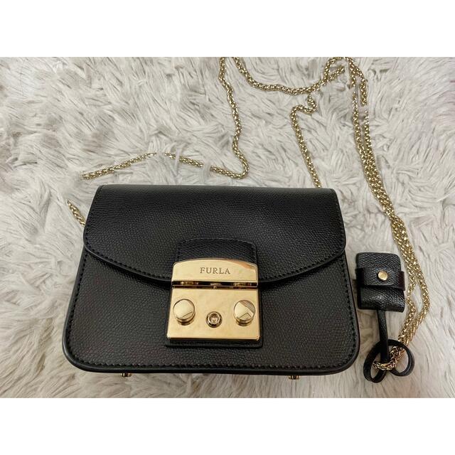 FURLA フルラショルダーバッグ メトロポリス ブラック