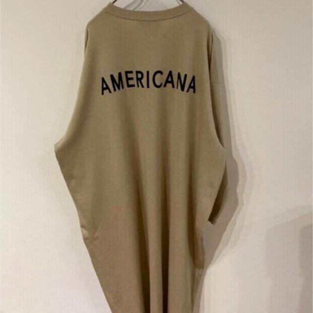 AMERICANA - 美品 アメリカーナ サイドジップ ワンピース 完売品の通販