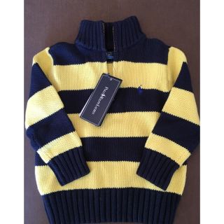 ポロラルフローレン(POLO RALPH LAUREN)の【ioさん専用】ラルフローレン ボーダートップス 90センチ(ニット)