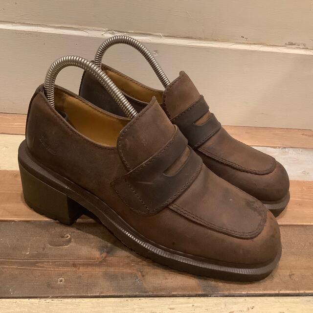 イングランド製Dr.Martensマーチン24cmローファーブラウン8219