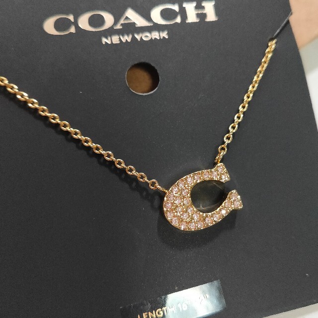 COACH - 人気!! COACH コーチ シグネチャー ネックレス ゴールド 新品 ...