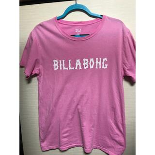 ビラボン(billabong)の最終値下げ！ BILLABONG ピンクのTシャツ L(Tシャツ(半袖/袖なし))