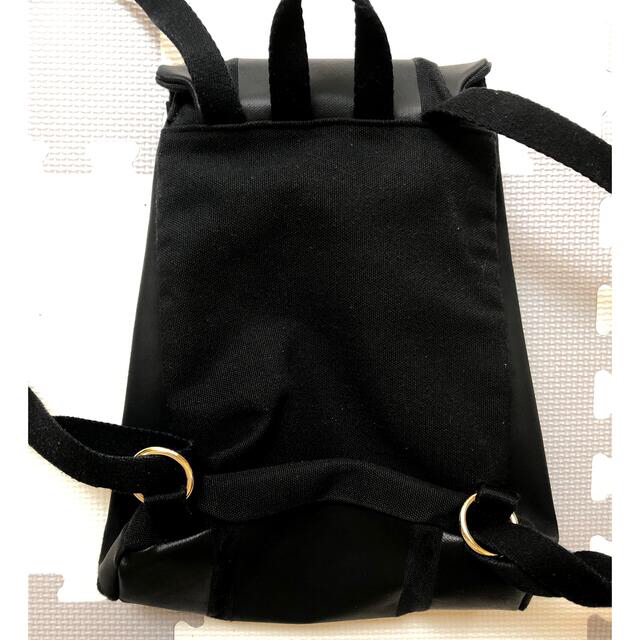 MILESTO バッグ　バックパック　リュック　ブラック レディースのバッグ(リュック/バックパック)の商品写真