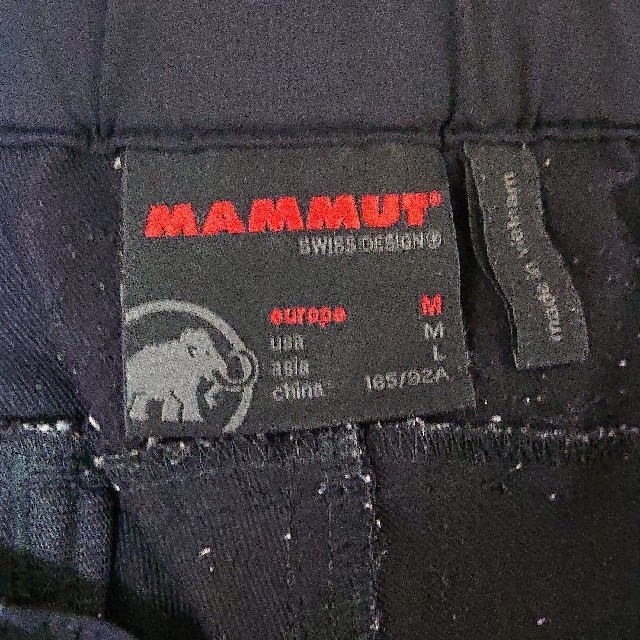Mammut(マムート)の☆人気ブランド☆MAMMUT ソフトシェルパンツ L 黒 アウトドア キャンプ メンズのパンツ(その他)の商品写真