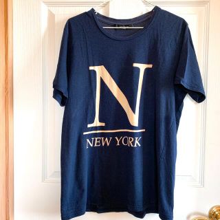 アリュメール(Allumer)のALLUMER アリュメール　Tシャツ　NEW YORK ★ネイビー　Mぐらい(Tシャツ(半袖/袖なし))