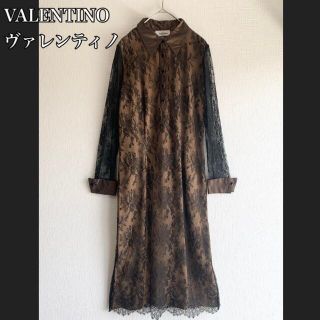 VALENTINO VINTAGE バレンティノドレス　ビンテージ　ロングドレス