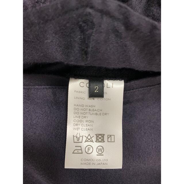 Comoli ウールシルク ドローストリングパンツ 21AW パンツ Comoli ウールシルク ドローストリングパンツ 21AW パンツ