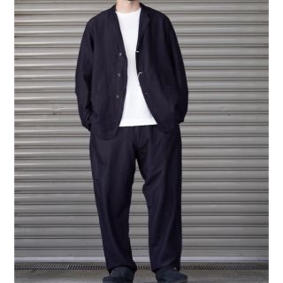 comoli コモリ　ウールシルク　ドローストリングパンツ　21aw 2