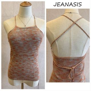 ジーナシス(JEANASIS)の新品未使用☆ジーナシス　ニットホルターネック(ベアトップ/チューブトップ)