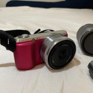 ソニー(SONY)のSONY NEX-C3 ダブルレンズ　カメラ(ミラーレス一眼)